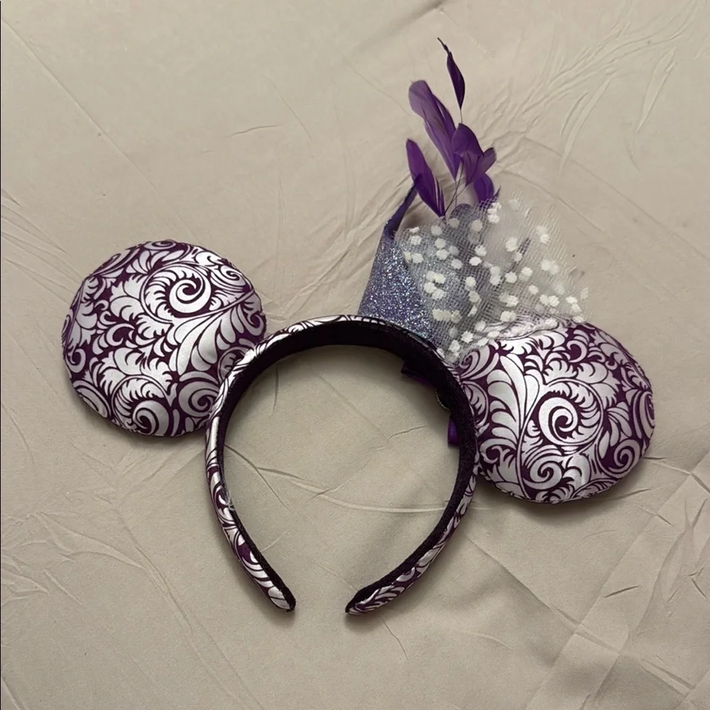 Disney Purple and Silver Minnie Mouse Headband - Picture 2 of 2